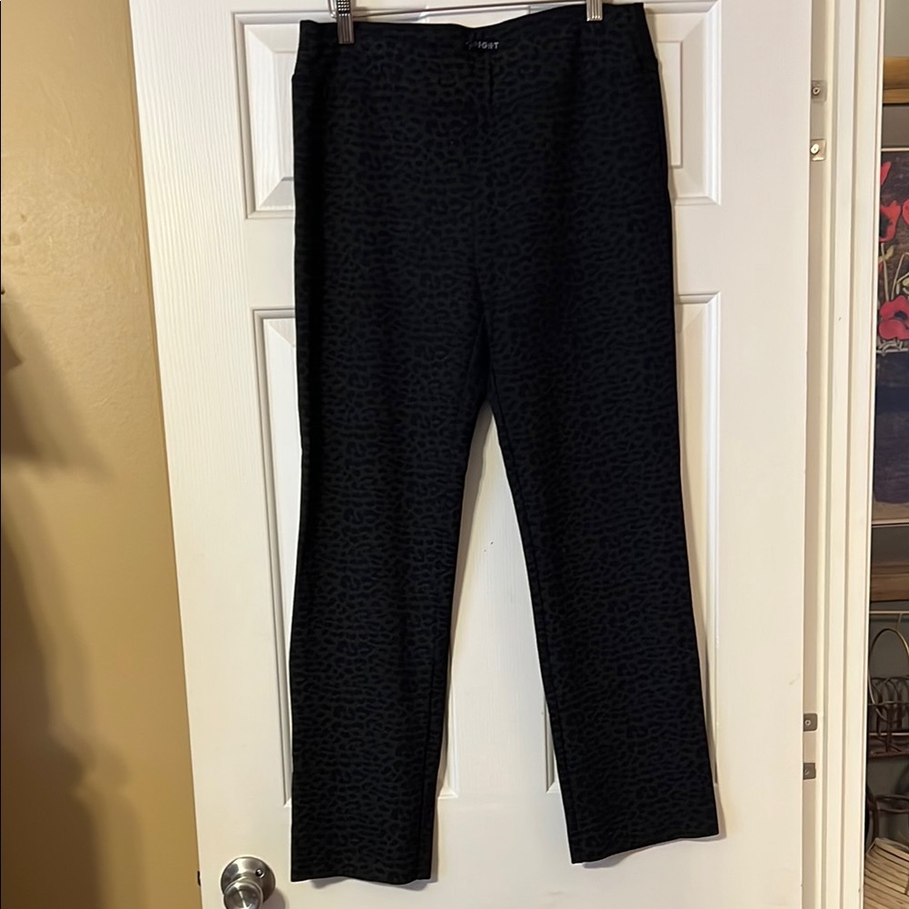 Insight Black Leopard Print Pants